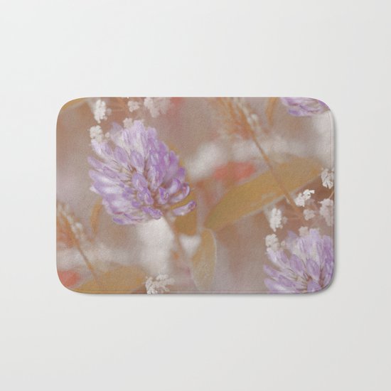 Flower Poetry In Nature Bath Mat