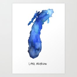Lake Michigan Art Print