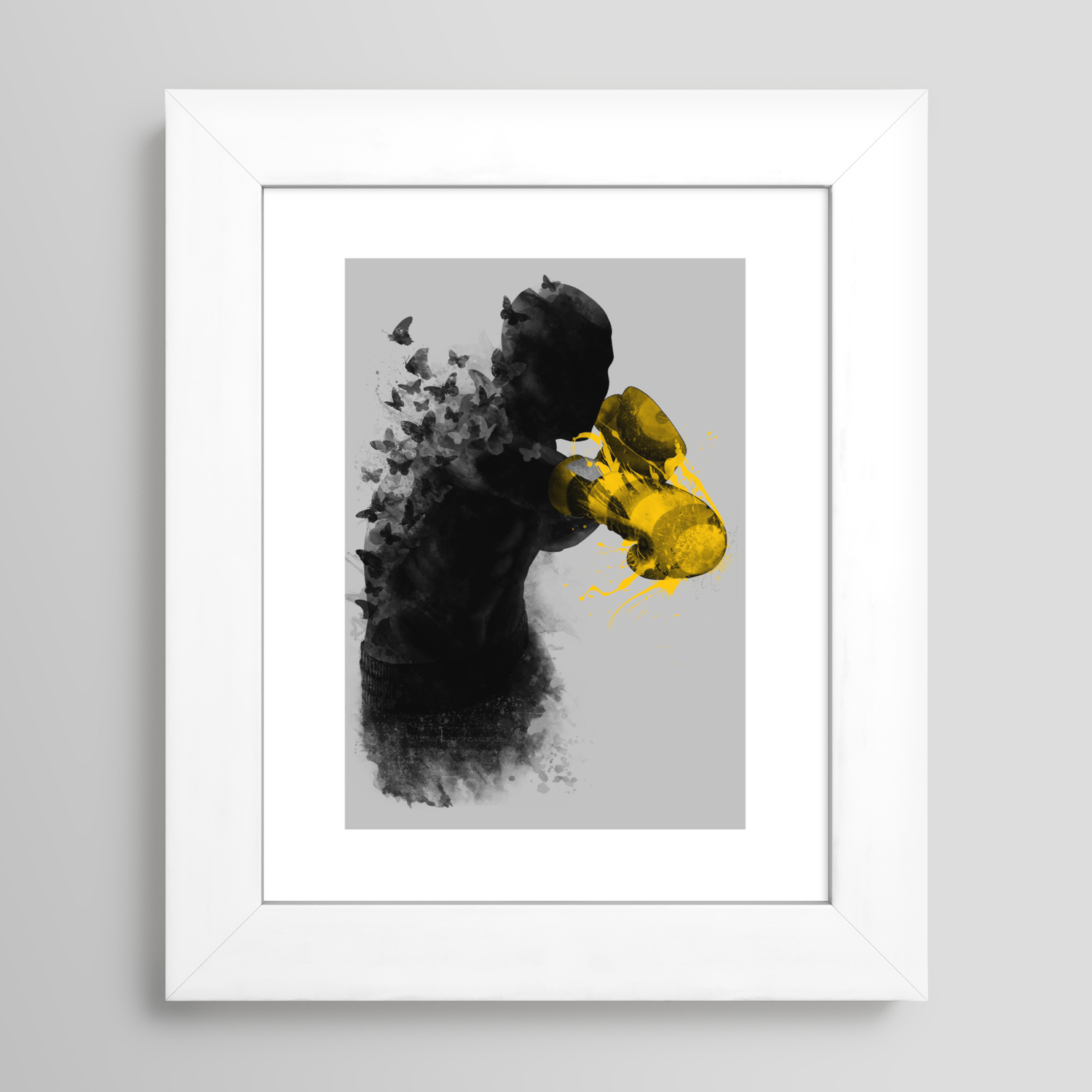 Float Like Butterflies Sting Like A Bee Framed Art Print By Rejagalu Society6