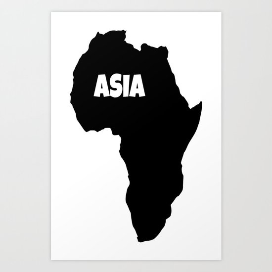 ASIA Art Print