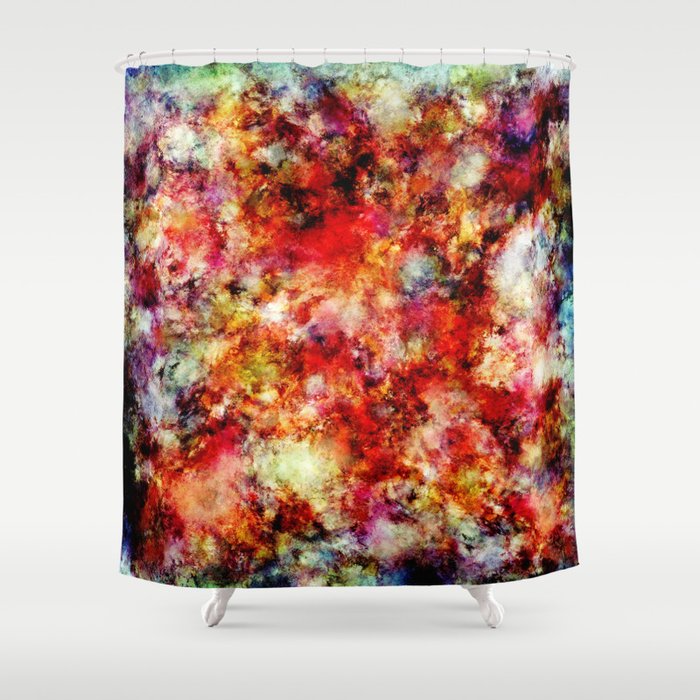 Over the edge Shower Curtain