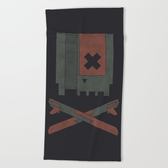 The Nes Skull Beach Towel