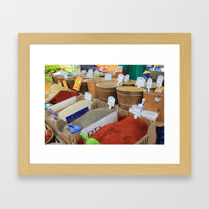 Moroccan spices   Framed Art Print