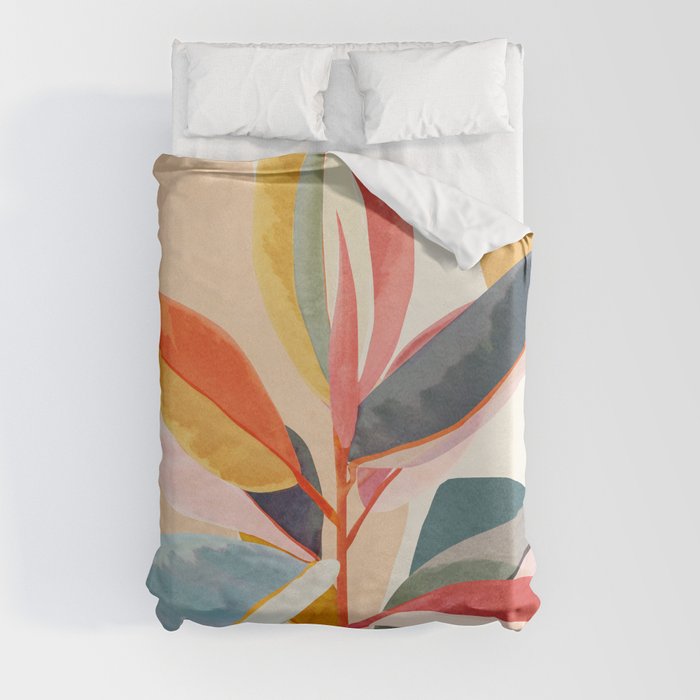 Colorful Branching Out 05 Duvet Cover