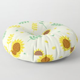 Sunflower Floor Pillow