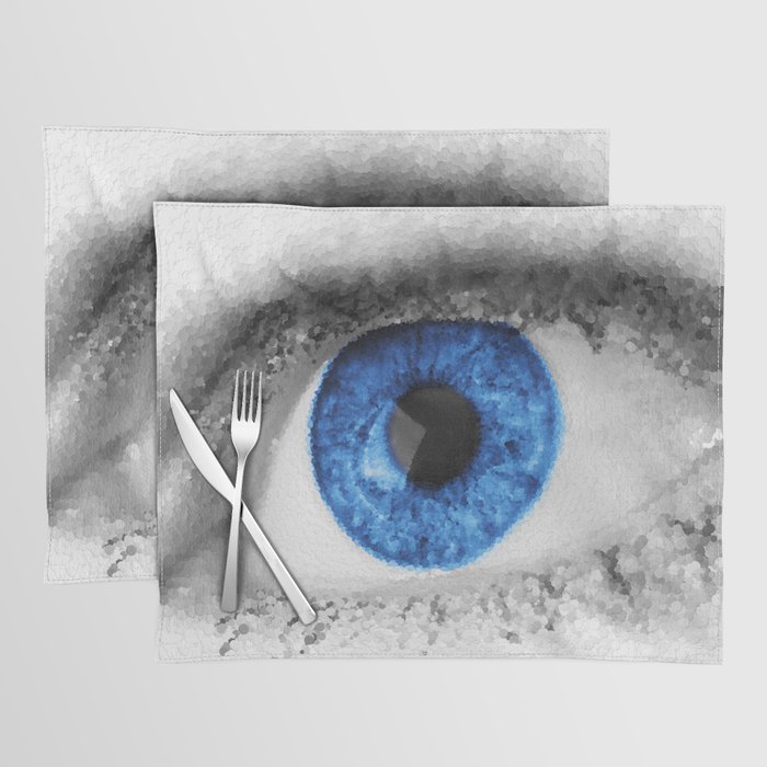 The Big Blue Eye Placemat
