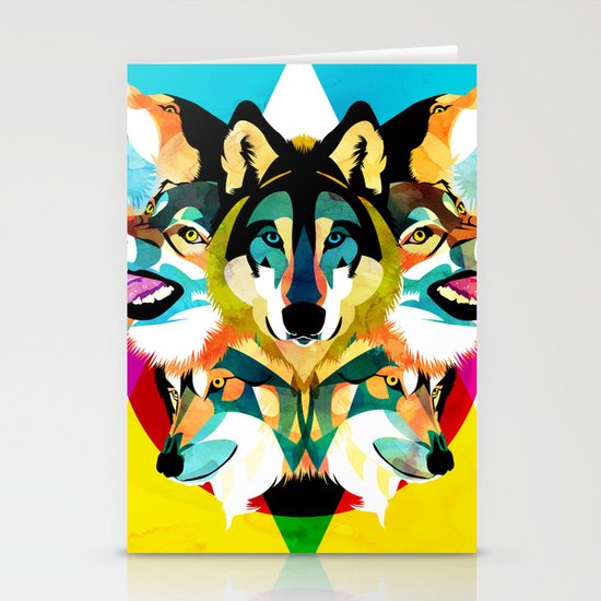 wolves Stationery Cards