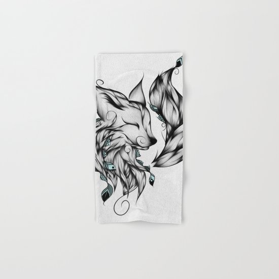 Fox B&W Hand & Bath Towel