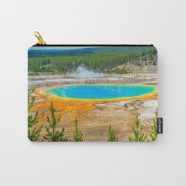 Yellowstone Grand Prismatic Spring Print Carry-All Pouch