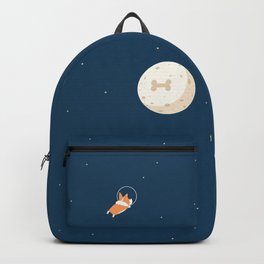Fly to the moon _ navy blue version Backpack