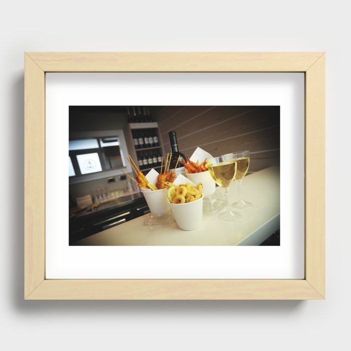 Lunch Recessed Framed Print