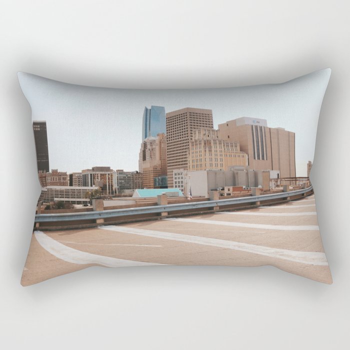 OKC Skyline Rectangular Pillow