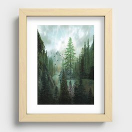 Mountain Morning 2 Recessed Framed Print