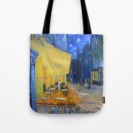 Vincent Van Gogh - Cafe Terrace at Night Tote Bag