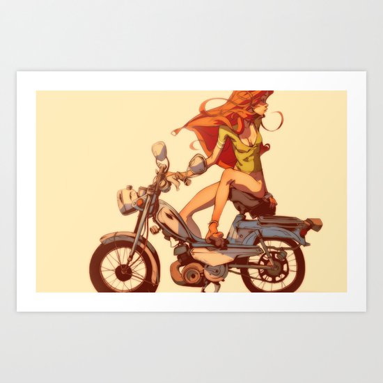 Summer Ride 2 Art Print