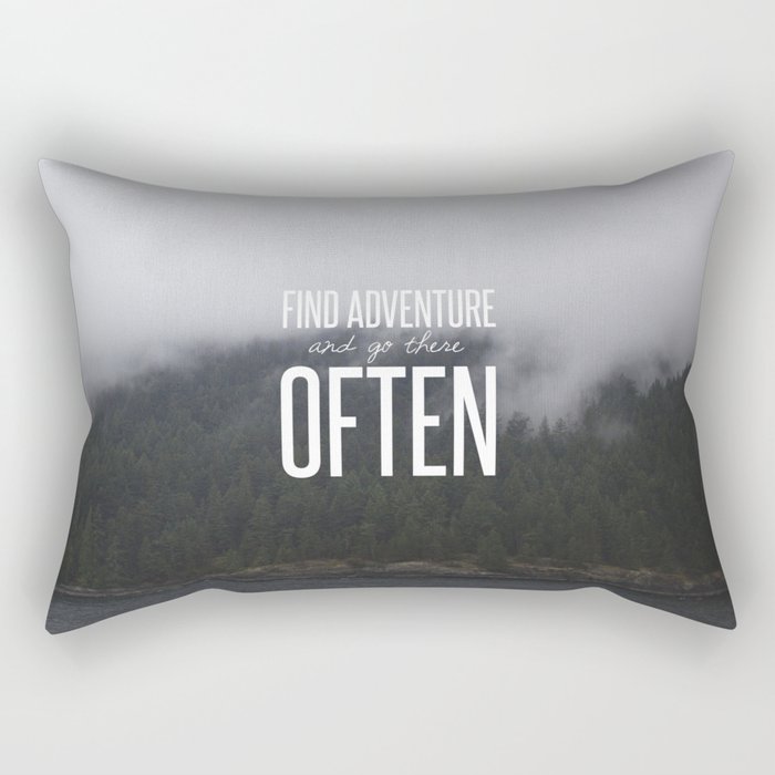 Adventure is Calling Rectangular Pillow