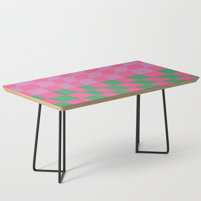 Colorful Checkerboard Pattern 5 Coffee Table