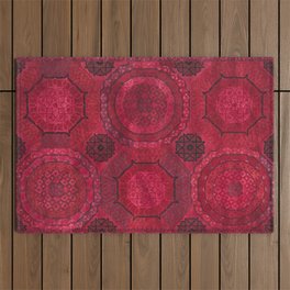 Oriental Vintage Carpet Design Outdoor Rug