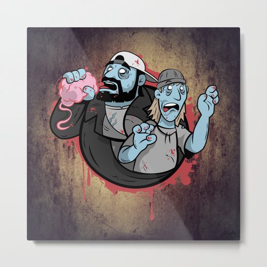 Bong of the Dead Metal Print