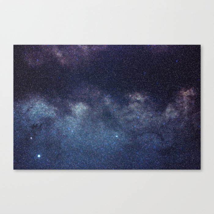 Milky Way galaxy, Night Sky Canvas Print