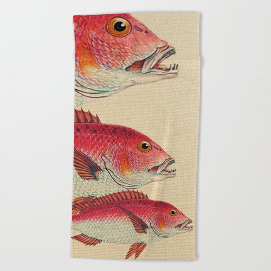 Fish Classic Designs 7 Beach Towel