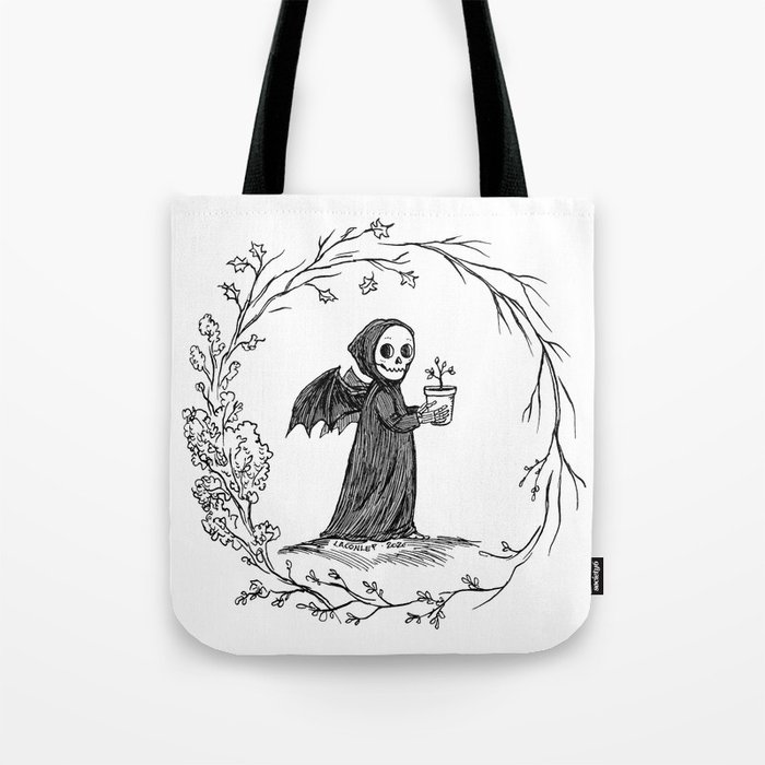 Circle of Life Grim Reaper Tote Bag