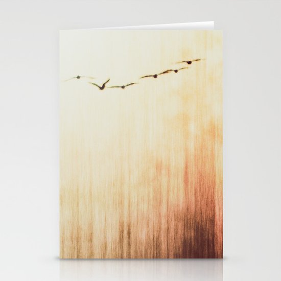 Flying home Stationery Cards