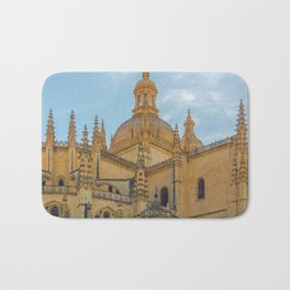 Spain Photography - The Historical Cathedral In Segovia Bath Mat | Sevilla, Valencia, Architecture, Landscape, Travel, Summer, Barcelona, Mallorca, Photo, Granada 