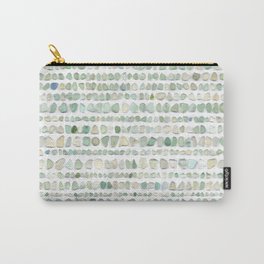 Sea glass - Stripe Carry-All Pouch