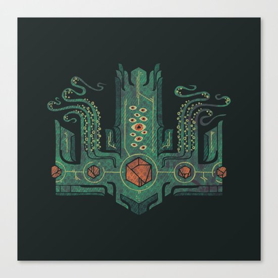 The Crown of Cthulhu Canvas Print