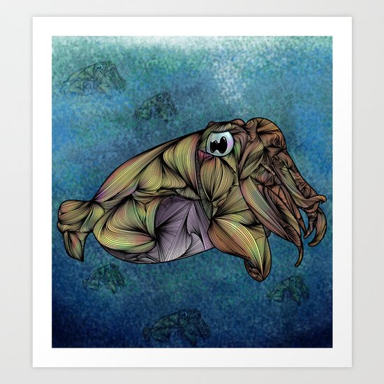 CuttleFish Art Print