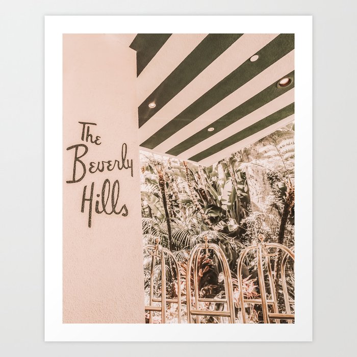 Beverly Hills Hotel Art Print