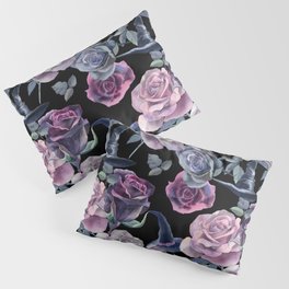 Dark flowers Pillow Sham