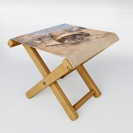 Cowboy Hermit Crab Folding Stool