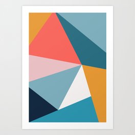 Modern Geometric 34 Art Print