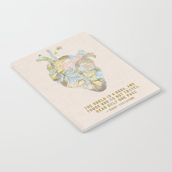 A Traveler's Heart + Quote Notebook