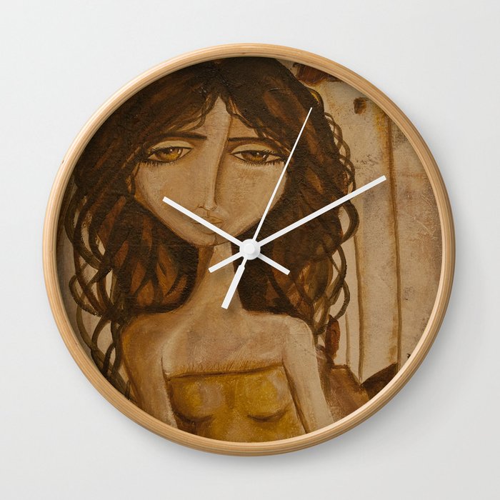 Moon Girl Wall Clock