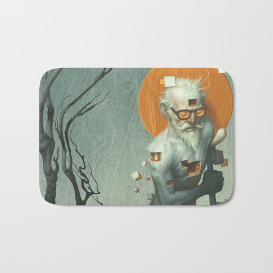 Aboard a Dying Construct Bath Mat
