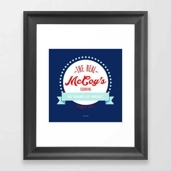 The Real McCoy Framed Art Print