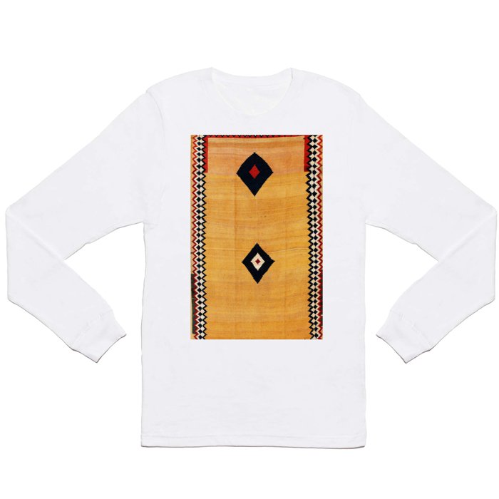 Qashqa’i Fars Southwest Persian Kilim Print Long Sleeve T Shirt