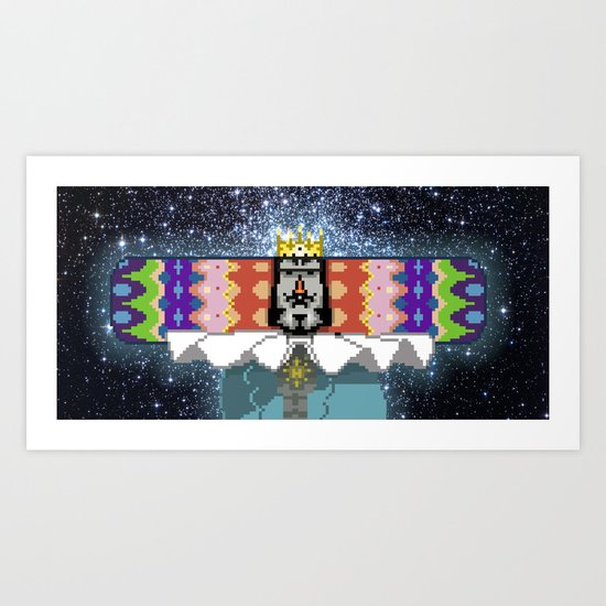 King of The Cosmos Art Print