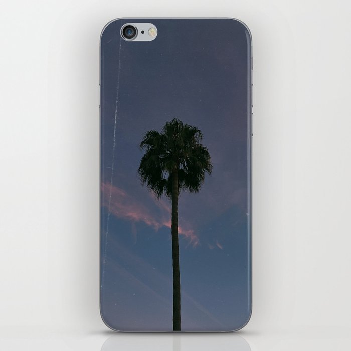 palm tree in california iii, in december iPhone Skin