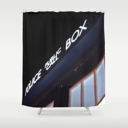 Police call box Shower Curtain