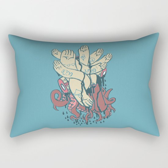 hands! print Rectangular Pillow