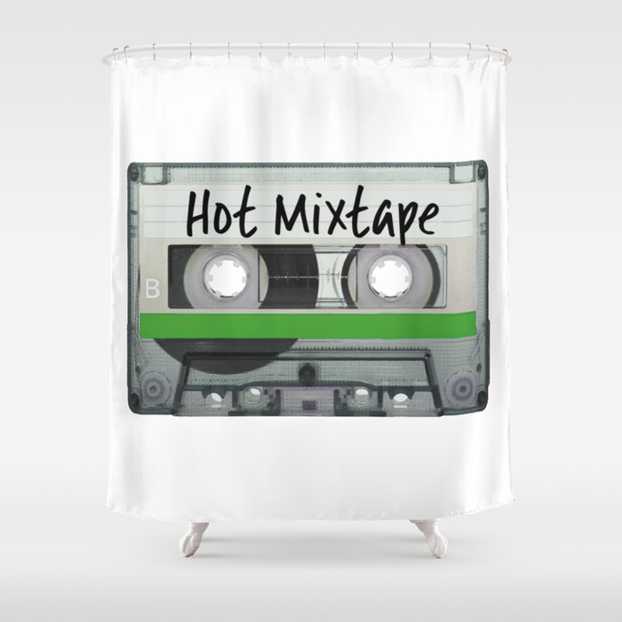 Hot Mixtape Shower Curtain