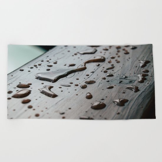 Droplets Beach Towel