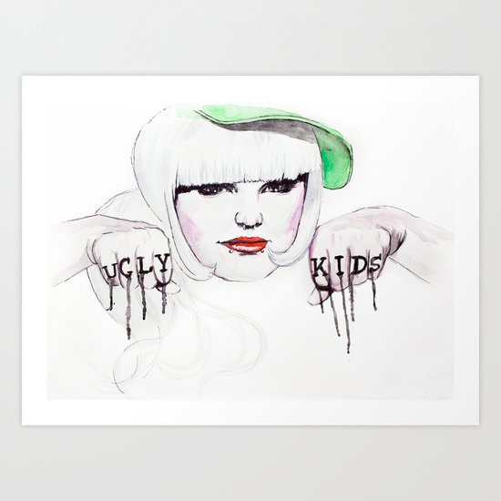 Ugly Kids Art Print