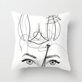 Cheeky Abstract #4 Throw Pillow