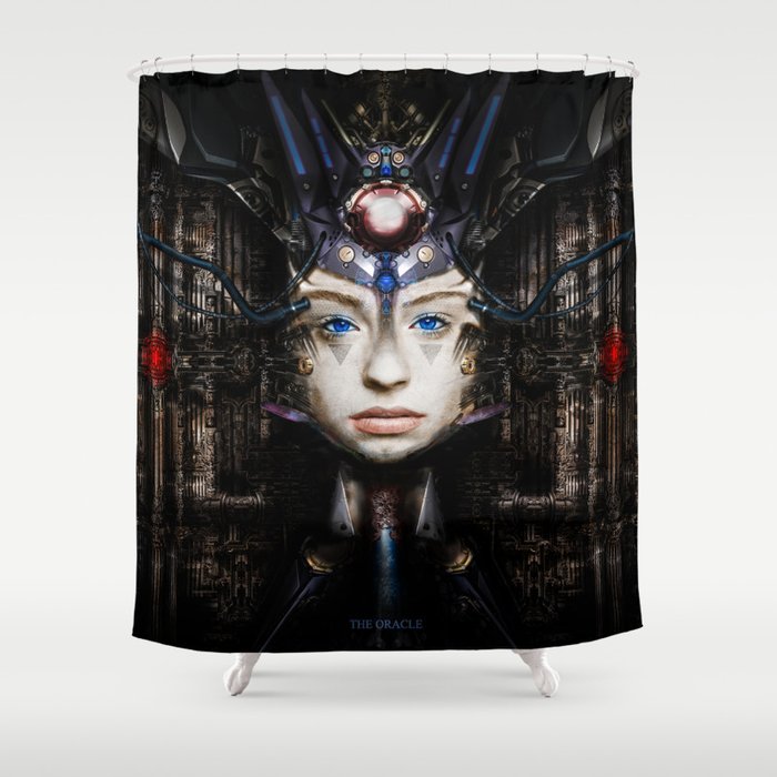THE ORACLE Shower Curtain