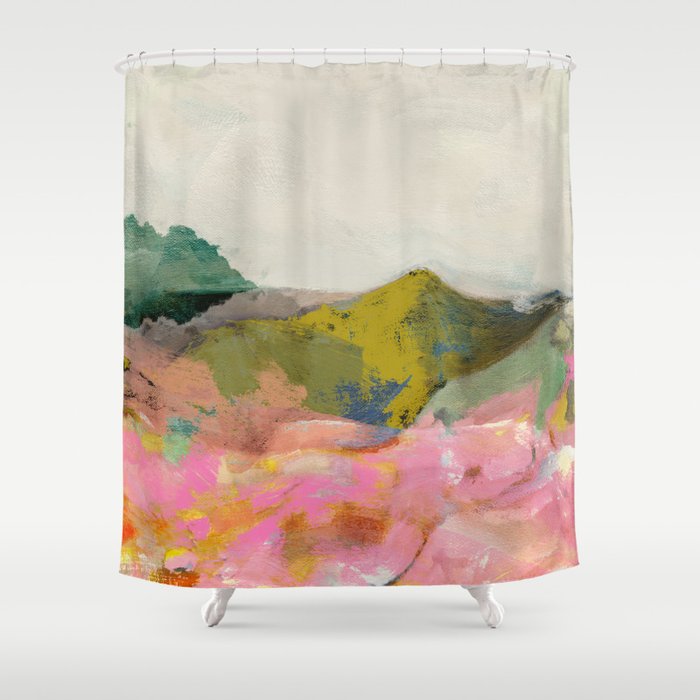 summer landscape Shower Curtain